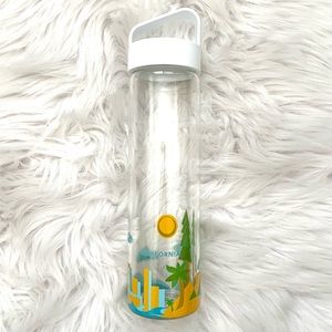Starbucks 18oz Glass Water Bottle